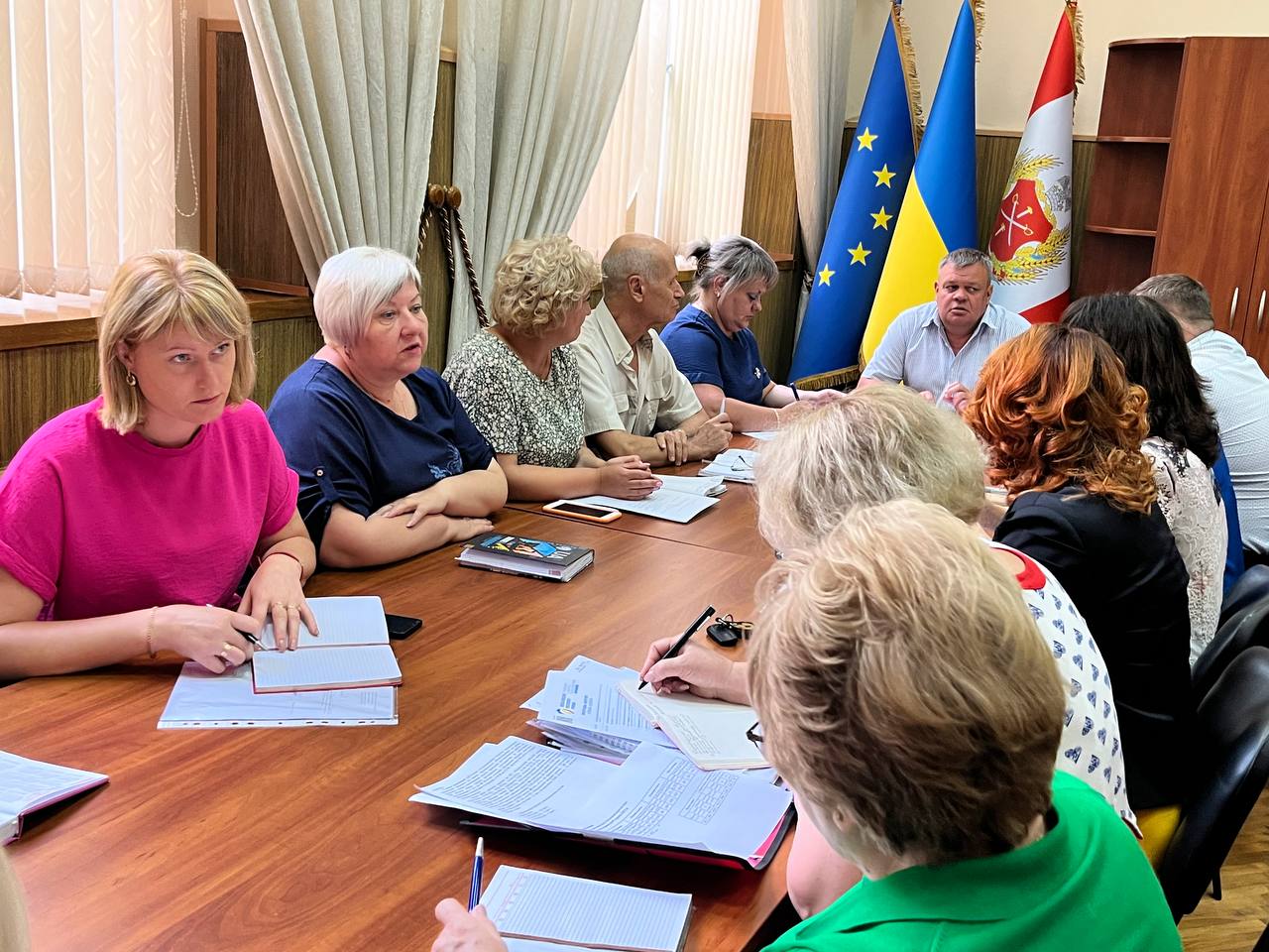 Щотижнева апаратна нарада під головуванням Олега Албанського